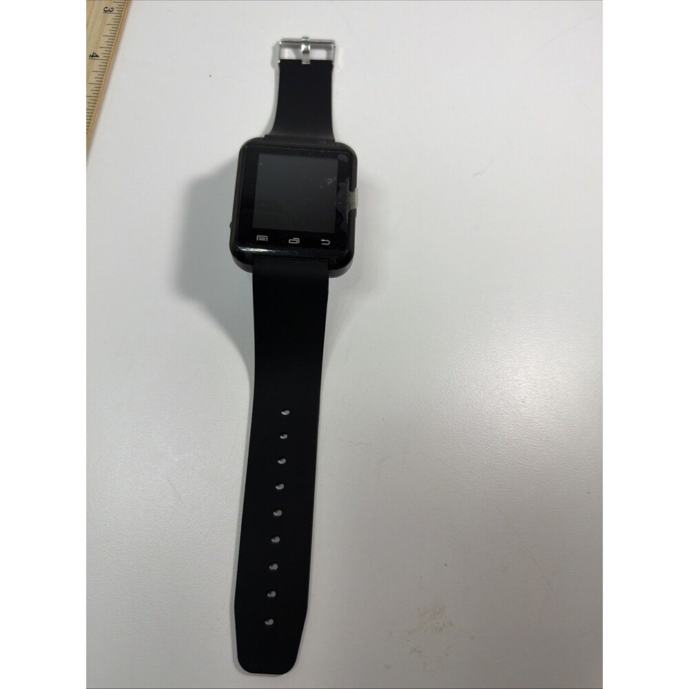 Smart Watch black, Hands Free Music Player Micro USB Bluetooth Notifications New